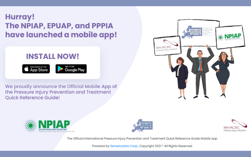 Official Mobile App of the Pressure Injury Prevention and Treatment